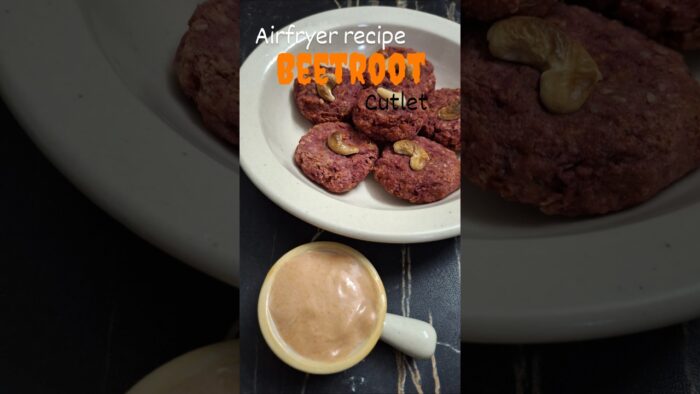 🔥 CRISPY Air Fryer BEETROOT Cutlets! | Healthy & Quick Snack Recipe
