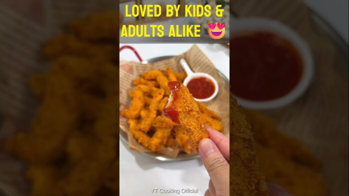 Crispy Boneless Chicken in Air Fryer 🍗 | Easy & Healthy Recipe #shorts #recipe #food