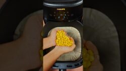 Crispy Corn Recipe in Air Fryer 🌽| Healthy Crispy Corn Without Frying 🤯 #shorts #food #viral