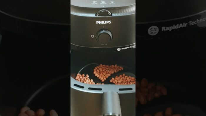 Crispy peanut fry in Air Fryer / 10 min Healthy Snacks Recipe #shorts