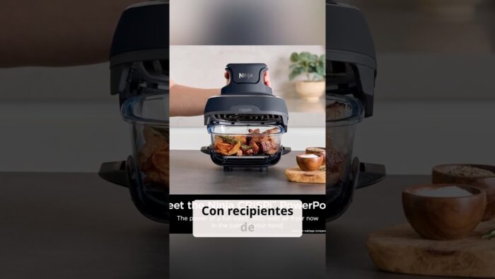 🛍️ Descubre Ninja Crispi freidora de aire.  🍟 ¡Haz tu vida más sencilla!
