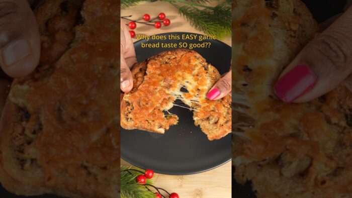Easy Garlic Bread Recipe | 2 min air fryer garlic bread #recipe
