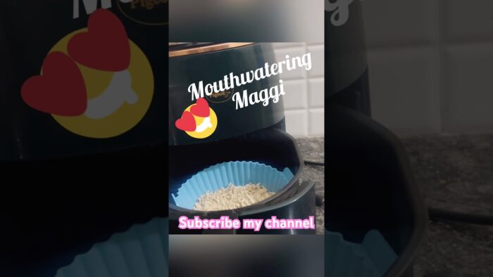 Easy Maggi in air fryer 🤤#trending #shortvideo #food #recipe #youtubeshorts #airfryer #maggi #viral
