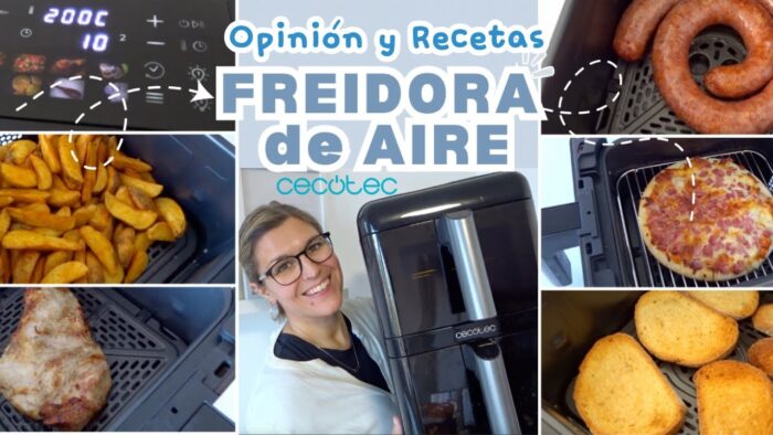 FREIDORA de AIRE CECOTEC Cecofry DUOLEVEL 12000 Window *OPINIÓN y RECETAS*