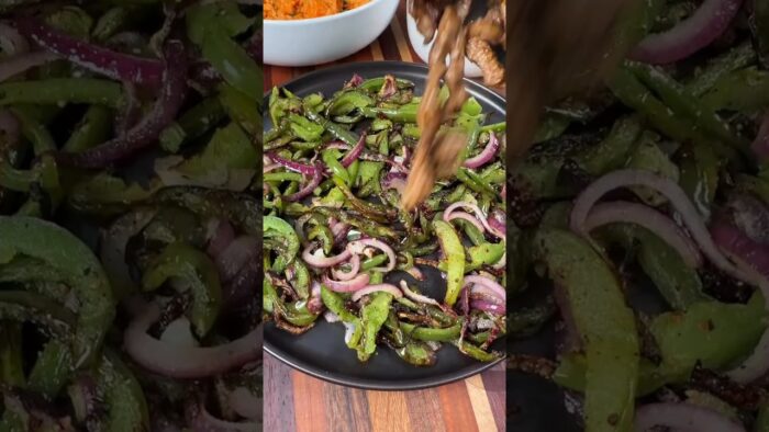 Fajitas de bistec hechas completamente en la freidora de aire