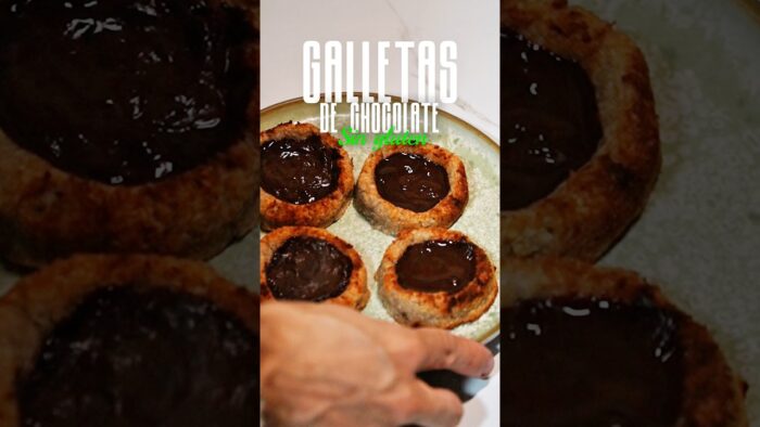 Galletas de Plátano y Chocolate SIN GLUTEN🍪 #receta #comida #recetas #recetasfáciles