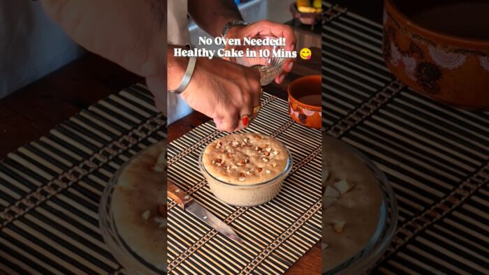 Healthy Airfryer Cake Recipe 🍰 | No Oven Needed | 10-Min High Protein Dessert