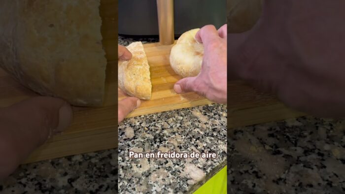 Hogaza echa en Airfryer una receta super fácil para disfrutar de n buen pan casero