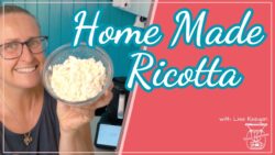 Home made ricotta is so easy with the Thermomix