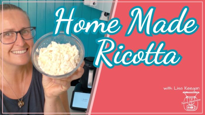 Home made ricotta is so easy with the Thermomix