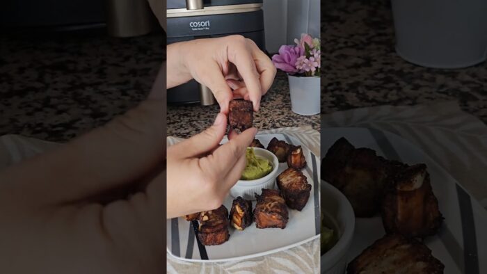 Las mejores Costillas de Cerdo que podrás hacer  freidora de aire  #airfryer #canaldecocina #receta