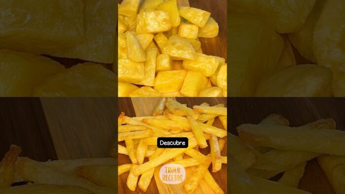 Las patatas fritas más crujientes en la freidora de aire #receta #recetasfaciles