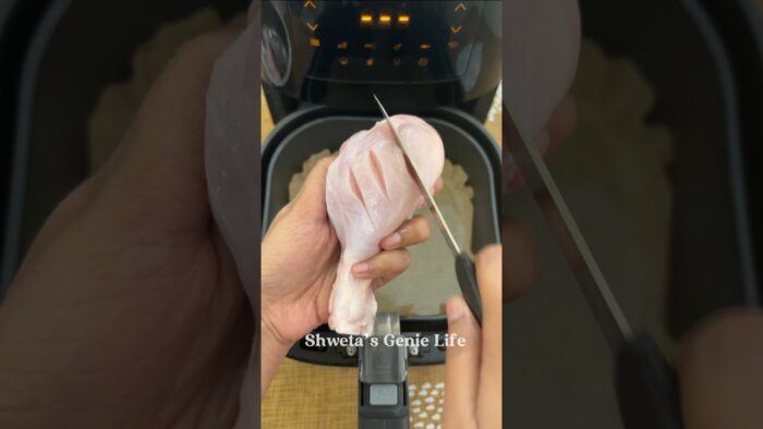 Let’s try Farah Khan ka Viral Roast Chicken Recipe in Air Fryer😋#shorts #viral #trending #ytshorts