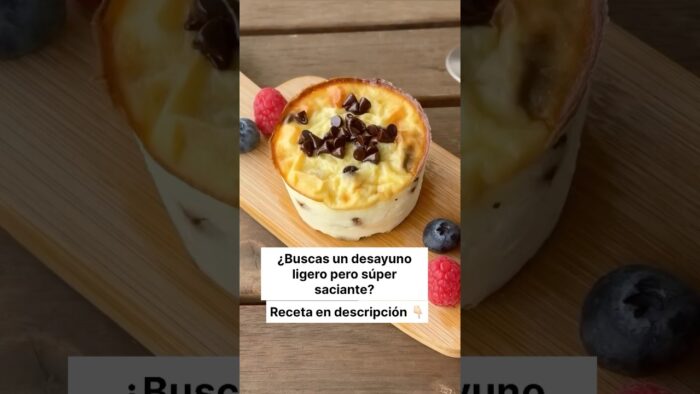 Mini cheesecake proteica saludable | 5 ingredientes | Desayuno fácil y antiinflamatorio