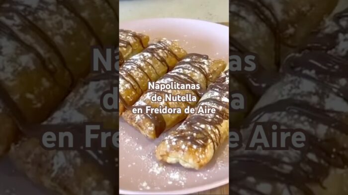 NAPOLITANAS de NUTELLA en FREIDORA de AIRE