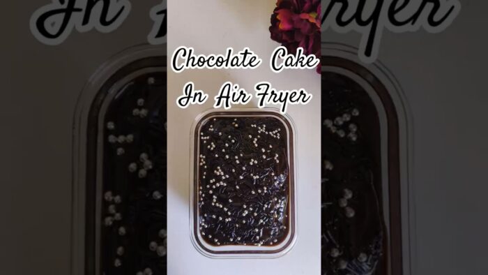 No Maida No Sugar Chocolate Cake 😍 | Air Fryer Healthy Recipe #shorts #viral #viralshorts #ytshorts