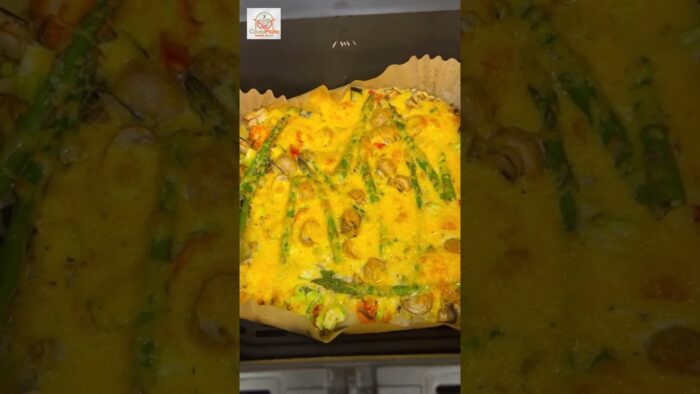 PASTEL DE VERDURAS 🍆🌶️🫑🧅EN FREIDORA DE AIRE👩‍🍳🥰, receta sana, rápida y deliciosa en tu airfryer
