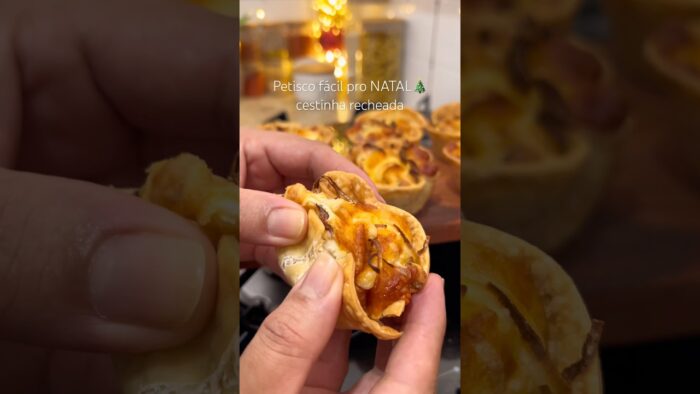 PETISCO FÁCIL PRO NATAL 🎄#receitas #petisco #airfryer #natal #receita #massadepastel