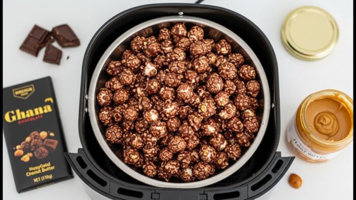 Palomitas de maíz en freidora de aire, truco casero para hacer palomitas de maíz saludables, truc…