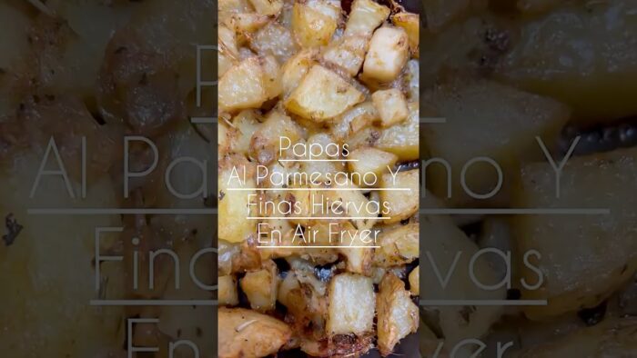 Papas Al Parmesano Y Especia En Ari Fryer 🥔
