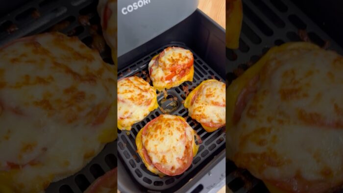 Pizza-Brötchen Rezept aus dem Airfryer!😍 #airfryer #rezept
