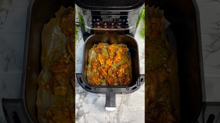 Pollo en freidora de aire en 28 minutos | Receta fácil de pollo