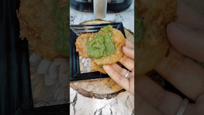 Potato Cutlet In Air Fryer 😋🍽️ #trending #airfryerrecipes #shortvideo #viral #ytshorts #potato