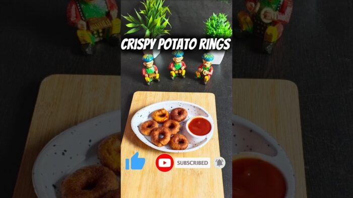 Potato Rings | Ultra Crispy Snack | Air-Fry/Deep-Fry #shorts