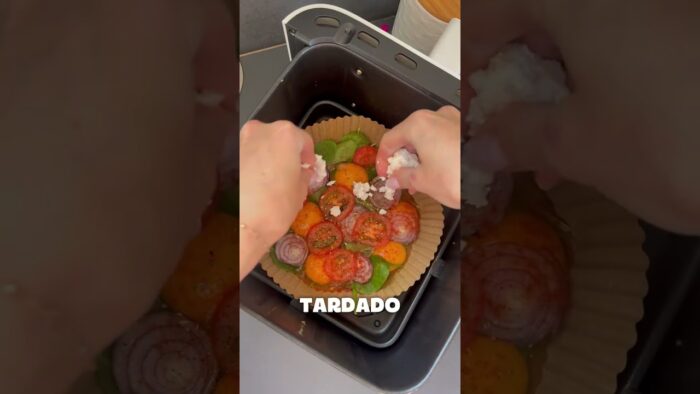 RECETA A LA FREIDORA DE AIRE #shorts