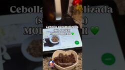 Receta de Cebolla caramelizada perfecta con solo 2 ingredientes y que se prepara SOLA en Thermomix!