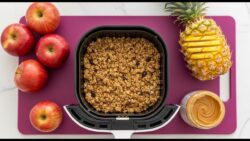 Receta de granola casera fácil y saludable: granola de manzana, piña y cacahuete | Mezcla de fru ...