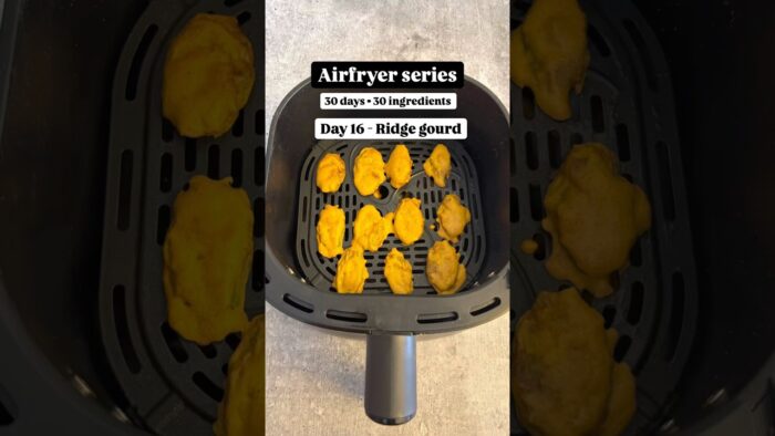 Ridge gourd bajji in air fryer #airfryerrecipes #ridgedgourd #youtubeshorts #viralshorts