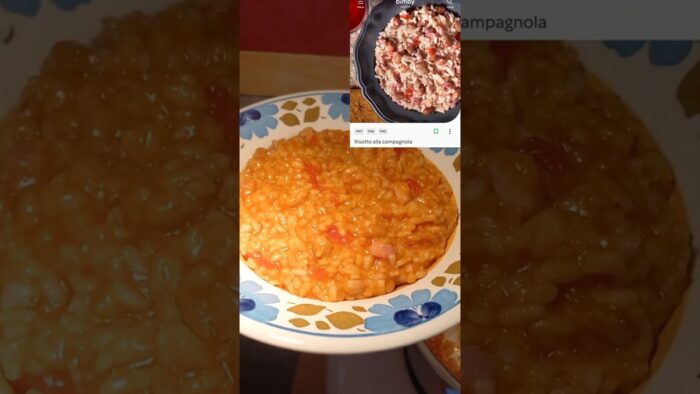 Risotto alla campagnola con bimby tm6 #bimby #bimbytm6 #risotto