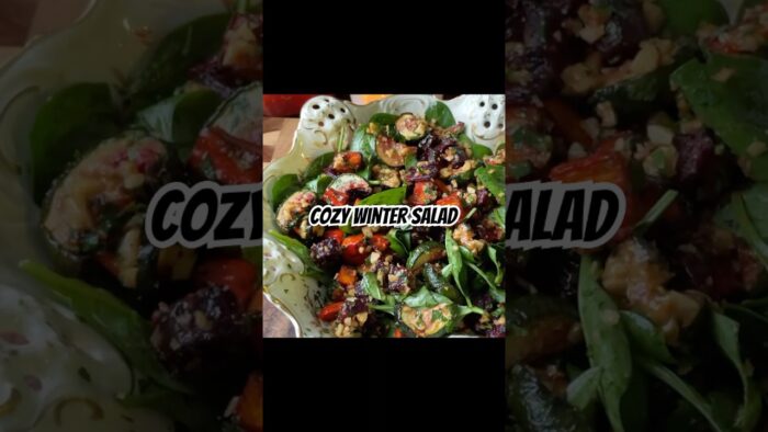 Roasted Beetroot & Pumpkin Salad in the AirFryer | Cozy Winter Salad Recipe