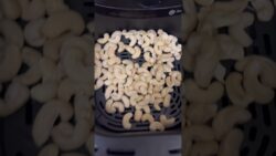 Roasted Kaju in Air Fryer | Crispy & Healthy Cashew  | Oil-free #ytshorts #shortsvideo #sho ...
