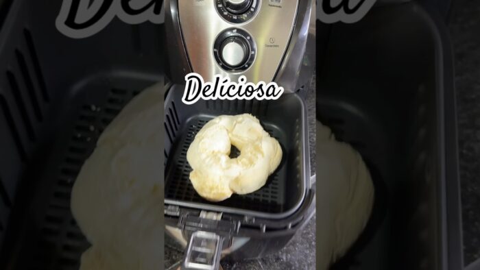 Rosquinha de padaria feita na air fryer em 15minutos #rosca #padaria #receitas