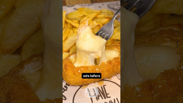 Salsa de queso para patatas fritas 🍟🧀 #receta #recetasfaciles