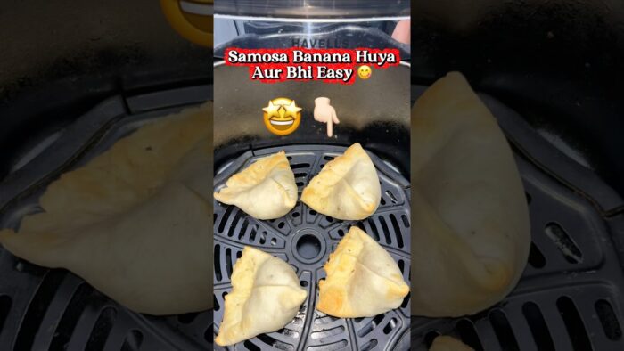 Samosa Banana Huya or Bhi Easy 💯 #shorts #samosa #airfryer #food #recipe #cooking #foodlover