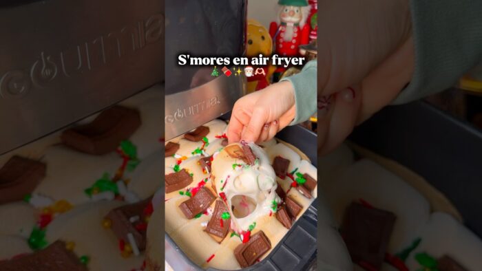 S’mores en air fryer 🍫😋✨ #viralvideo #receta #fypシ
