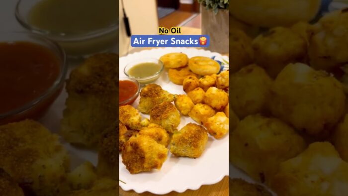 Snacks in Air Fryer🍟made in minutes #trending #viral #minivlog #shortsfeed #youtubeshorts