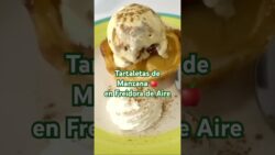 TARTALETAS de MANZANA en FREIDORA de AIRE *Receta Fácil y Rápida*