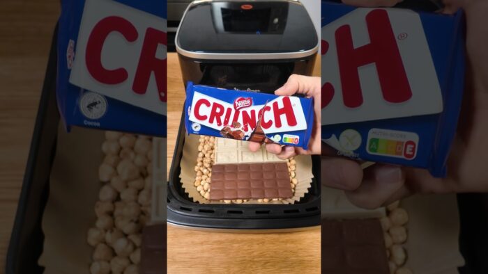 TURRÓN EN AIRFRYER 💨#humor #receta #recetas #meme #postres #Sweet