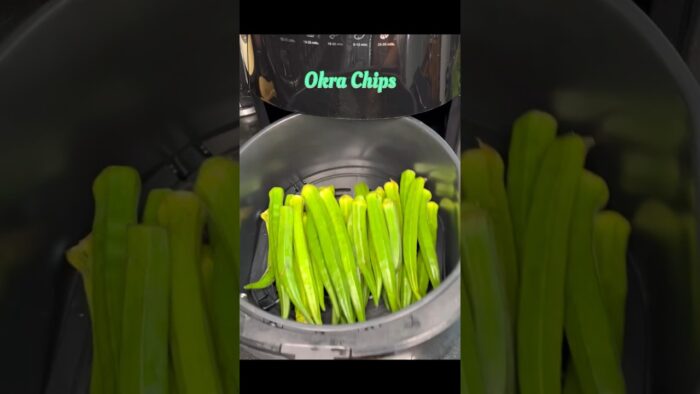 The Secret Air Fryer Recipe for CRISPY Okra & Bhindi Chips | Healthy Crunchy Snack