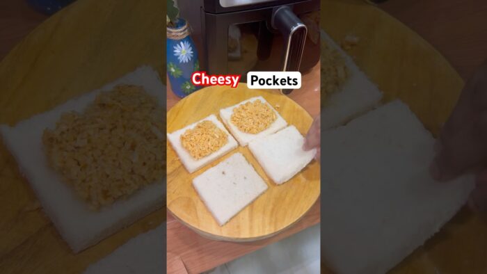 Try this new recipe if you have have an Air Fryer – Cheese Bread Pocket