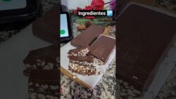 Turrón de chocolate crujiente #navidad