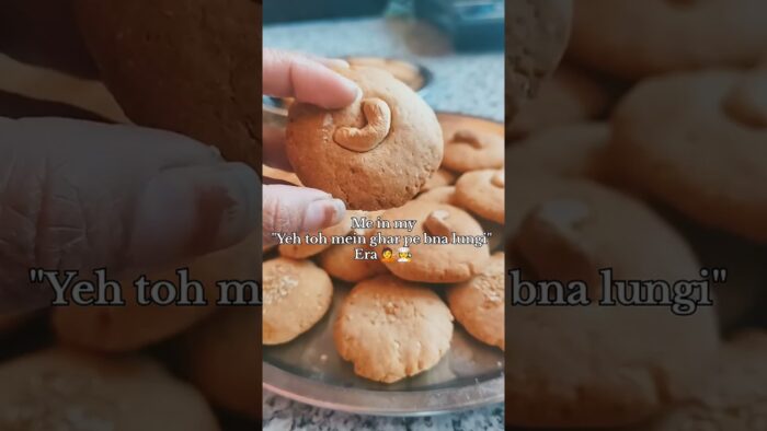 Viral Atta Biscuit Recipe | Healthy Cookies in Air Fryer🍪 #shorts #viral #biscuit #cookies #trending