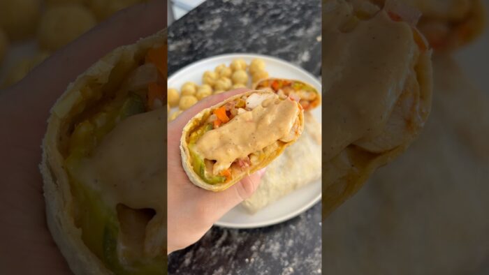 🍗WRAPS DE POLLO: Super practicos y hechos en freidora de aire