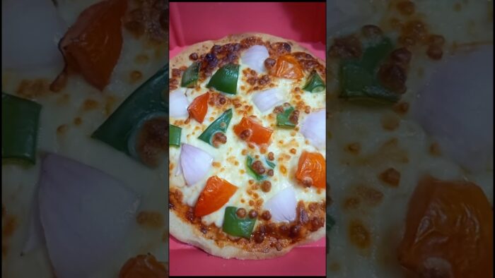 Whole Wheat Pizza in Air Fryer | Quick & Healthy Recipe #shorts #youtubeshorts