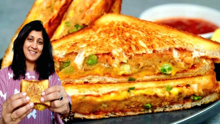 Zeto Oil Easy Breakfast For Busy Morning in Air Fryer | Quick Sandwich Recipe | Kids Tiffin Ideas