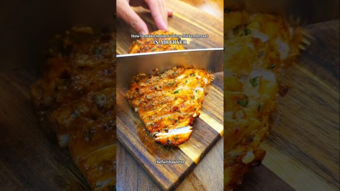 how to cook chicken breast in air fryer – EPISODE – 1 #airfryer #chicken #recipe #food #healthy